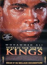 Listing image for WHEN WE WERE KINGS - MUHAMMED ALI / FOREMAN / SPORT BOXE - ORIGINAL MOVIE POSTER
