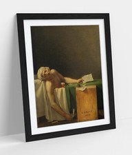 Listing image for JACQUES LOUIS DAVID, DEATH OF MARAT -FRAMED WALL ART POSTER PRINT 4 SIZES