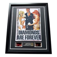 Listing image for JAMES BOND DIAMONDS ARE FOREVER VINTAGE FILM CELLS FRAMED MOVIE MEMORABILIA