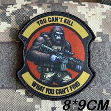 Listing image for TACTICAL PATCH - “YOU CAN’T KILL WHAT YOU CAN’T FIND” 8x9CM 🪖SCRATCH