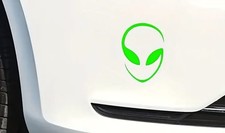 Listing image for Alien Head Funny Car Sticker - Campervan JDM Dub Drift Bumper Window Laptop