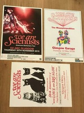 Listing image for WE ARE SCIENTISTS CONCERT POSTERS - COLLECTION x3 SCOTTISH TOUR GIG MEMORABILIA.