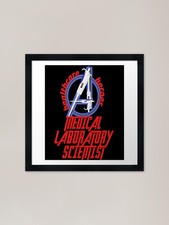Listing image for Medical Laboratory Scientist Lab We Framed Wall Art Poster Canvas Print Picture