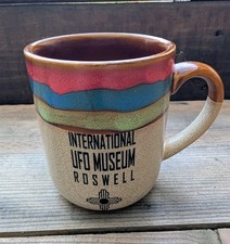 Listing image for International UFO Museum Roswell NM Mug 12oz Southwest Pottery Style Cup